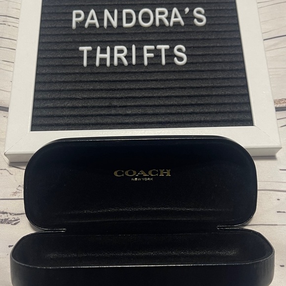 Coach Black Eyewear Case Preowned - Picture 5 of 5